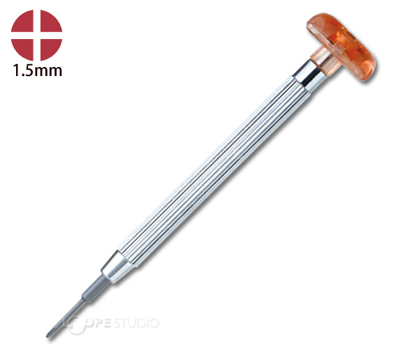 プラスドライバードライバーメガネ眼鏡めがね修理メンテナンスネジプラス茶頭ドライバ-MINI1.5mmサンニシムラ