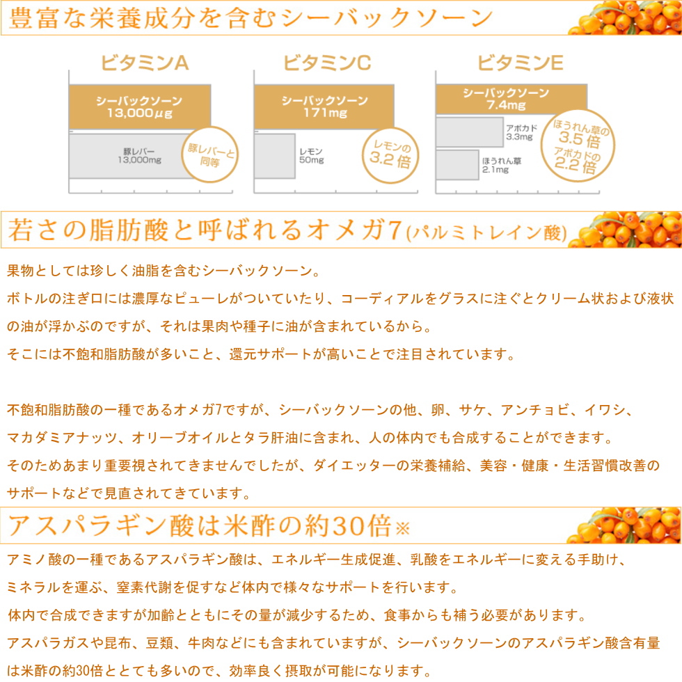 100%オーガニックシーバックソーンジュース375ml