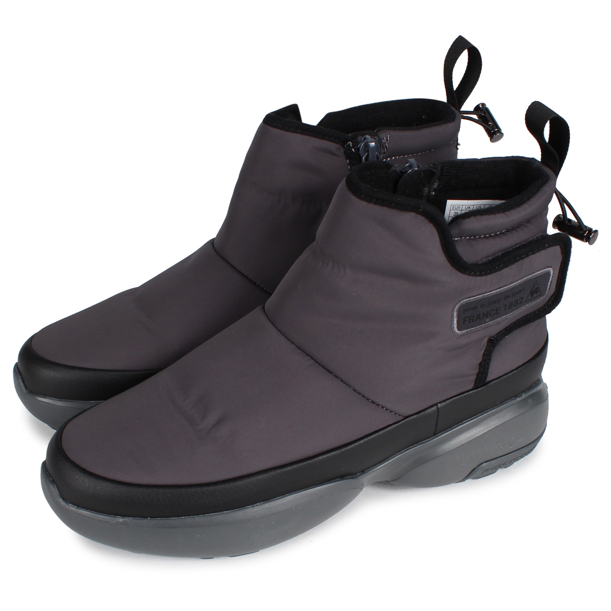 ルコック スポルティフ le coq 優先配送 sportif セーヌ ピービー キルト 直輸入品激安 ロー LA PB グレー LO SEINE KILT ブーツ QL3QJD80GB ウィンターブーツ レディース