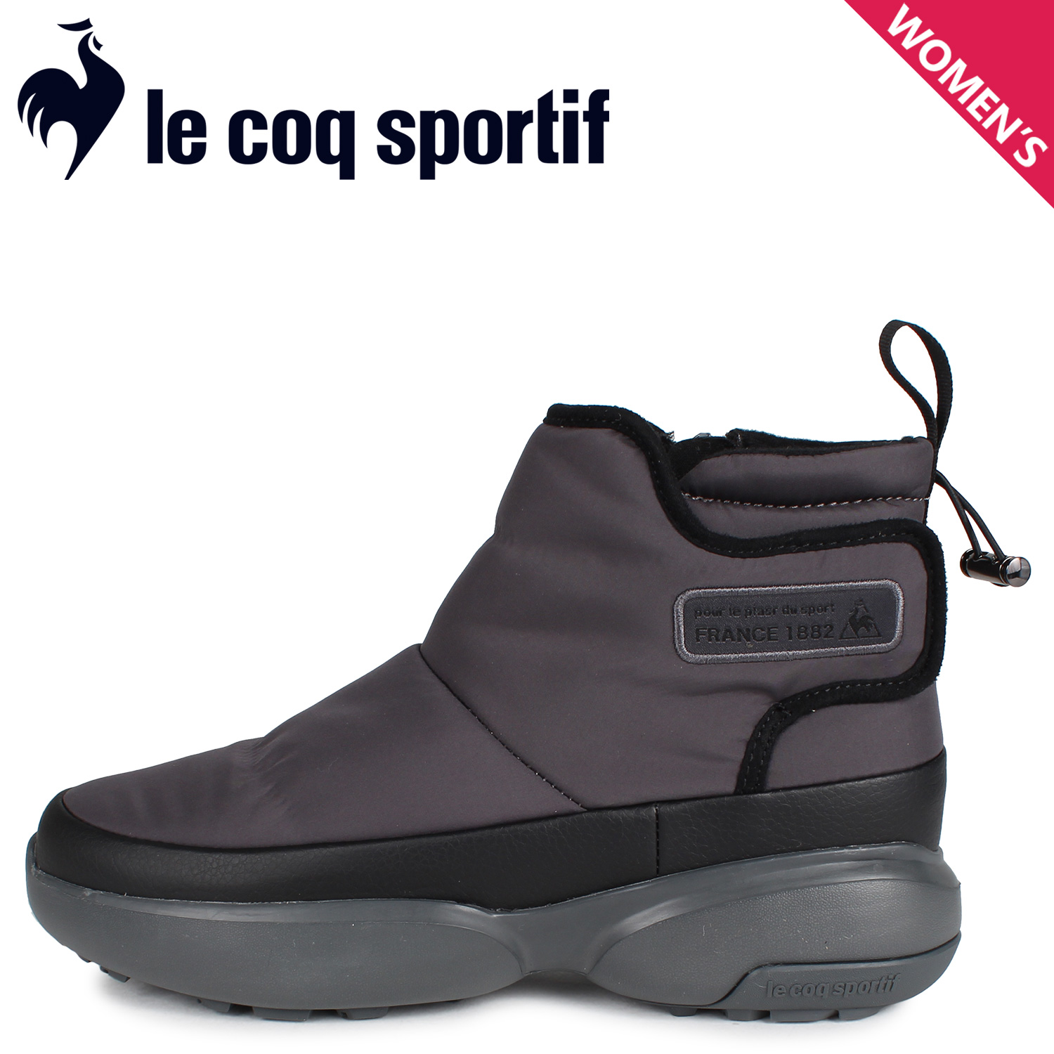 ルコック スポルティフ le coq sportif セーヌ ピービー キルト ロー LA お得な情報満載 KILT QL3QJD80GB PB SEINE ウィンターブーツ LO ブーツ グレー レディース 69%OFF